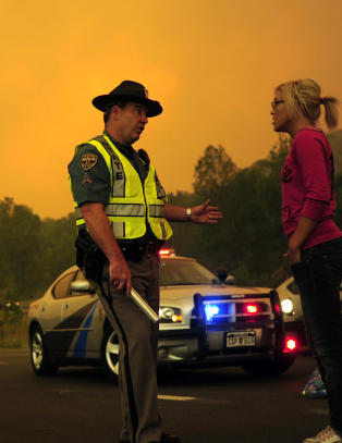 Voldsom skogbrann i Colorado