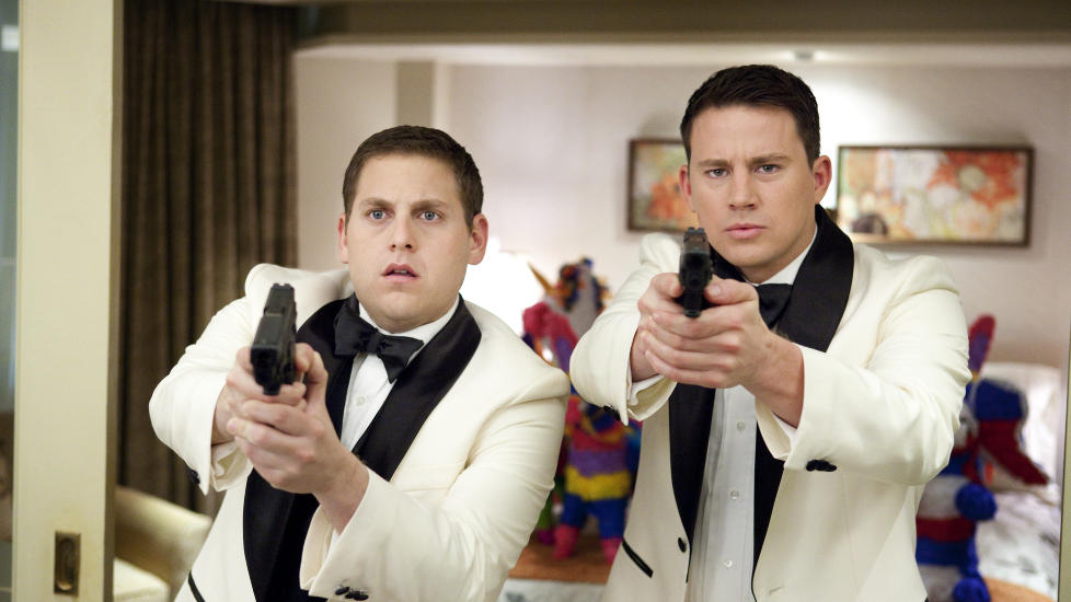 BROMANCE: Jonah Hill og Channing Tatum har god kjemi i �21 Jump Street�.