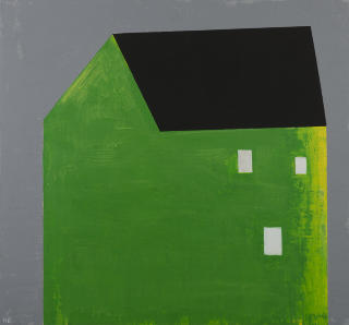 Hanne Borchgrevink, Gr�nt hus, 2011 (70 x 75). Reprofoto: Jan Haug, Det kongelige hoff.