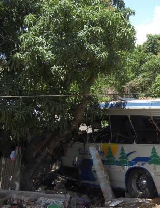 Buss med barnehagebarn kolliderte i Mexico