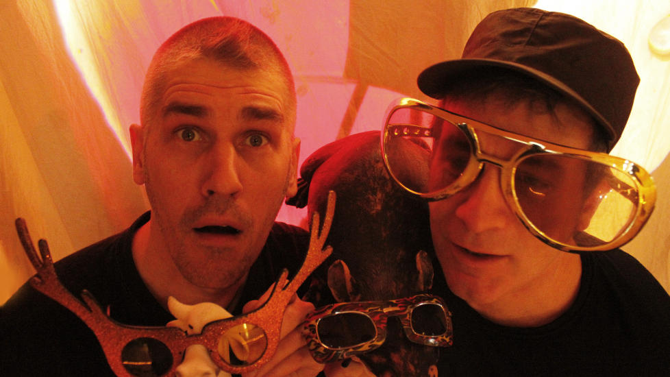 ALLSIDIGE PARHESTER: For voksne er de kanskje kjent som HGH, for barna vil H�kon Gebhardt (t.v) og Martin Hagfors helst bli kjent som Meg og kammeraten min. Foto: H�kon Hoffart/ME