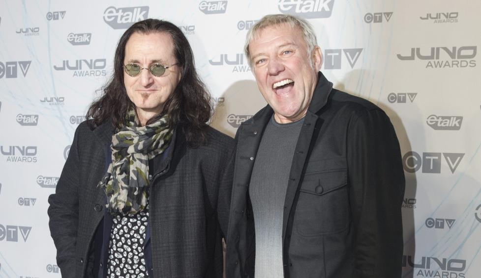 PROGVETERANER: Geddy Lee og Alex Lifeson fra Rush Foto: Chris Young/The Canadian Press/AP/NTB Scanpix