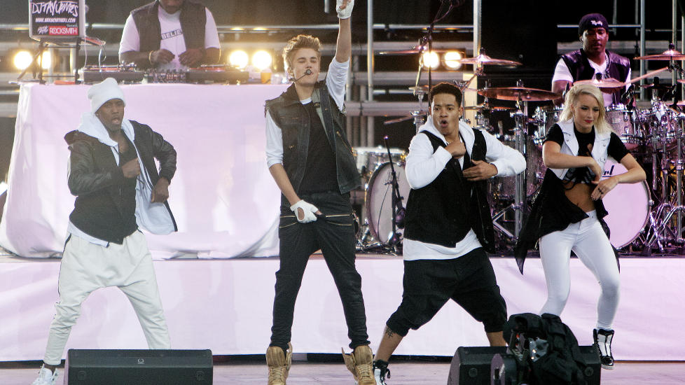 Justin Bieber p� Operataket i mai. Foto: Torbj�rn Gr�nning / Dagbladet