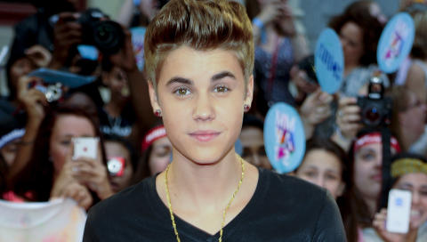POPUL�R: Justin Bieber promoterer for tiden sitt nye album �Believe�, og gjestet Oslo i slutten av mai. Foto: Stella Pictures