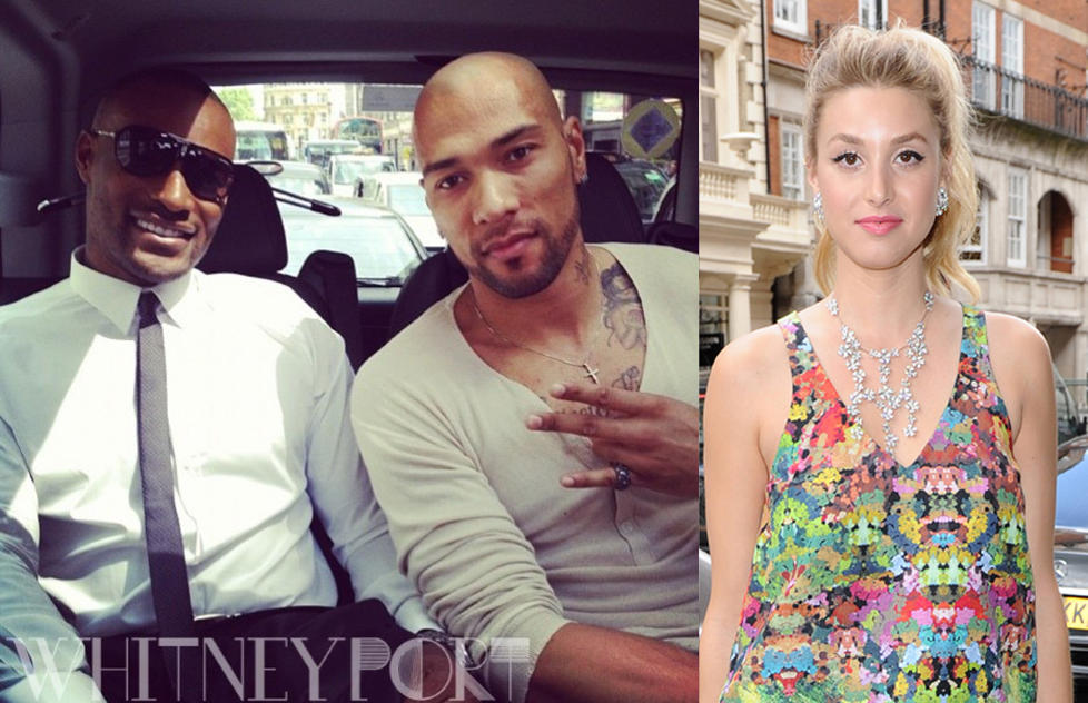 HEITE DATER: Designeren og �The Hills�-skuespiller Whitney Port la i g�r kveld ut dette bildet av John Carew og modellen og skuespilleren Tyson Beckford. Foto: Twitter Whitney Port