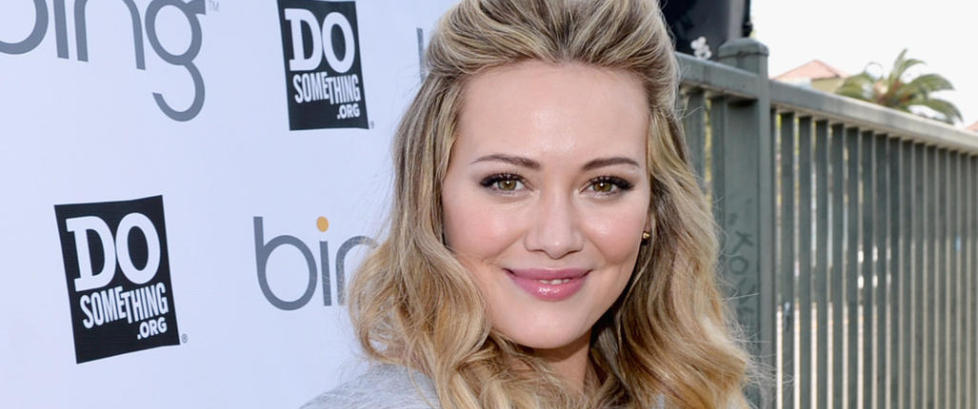Hilary Duff (24) stresser ikke med baby-kiloene
