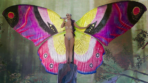 ARTIST: Katy Perry gj�r sin debut p� kinol�rettet denne sommeren, n�r dokumentaren om livet hennes, �Part of Me�, kommer ut. Foto: Scanpix