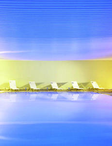 I dette bassenget kan du h�re p�  musikk under vann