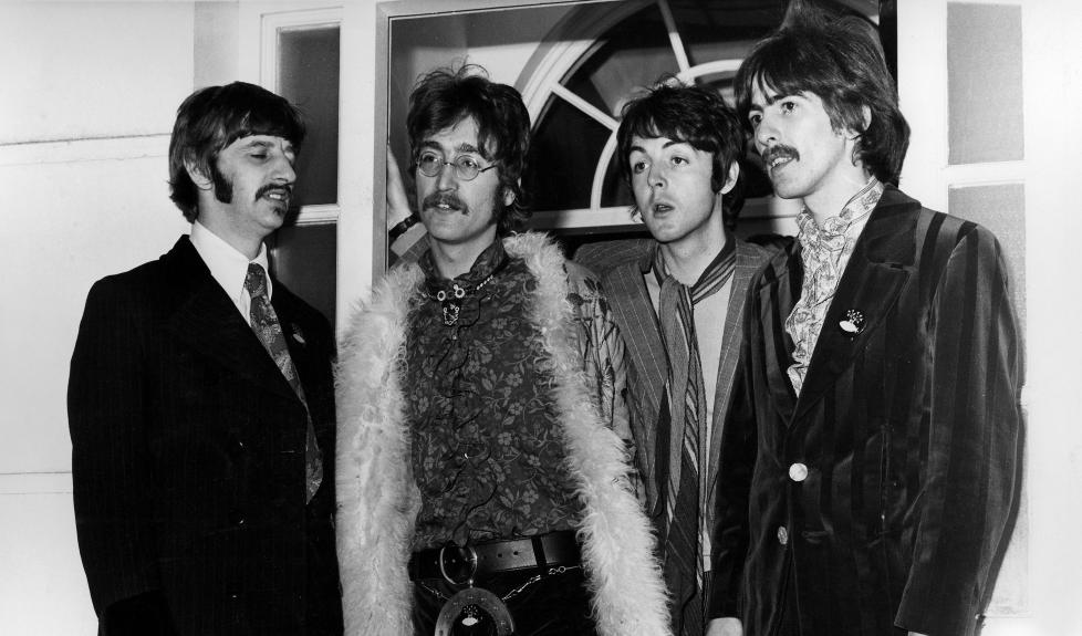 1967: �The Beatles�-stjernene Ringo Starr, John Lennon, Paul McCartney, George Harrison. Foto: Stella pictures
