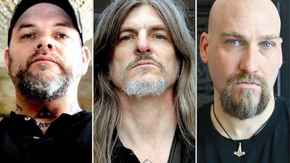 SAMARBEIDSPLATE: Scott Kelly (f.v.), Wino og Steve Van Till spiller Townes Van Zandts l�ter. Foto: Tuba