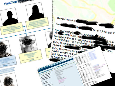 BILDER AV FAMILIEN: Sjokoservice la ut kjørebeskrivelser til «Mortens» hus, samt et «stamtre» som viser bilder og navn på «Mortens» foreldre, søsken og kone, med alles yrker, fødselsår og bosted. BILDER AV FAMILIEN: Sjokoservice la ut kjørebeskrivelser til «Mortens» hus, samt et «stamtre» som viser bilder og navn på «Mortens» foreldre, søsken og kone, med alles yrker, fødselsår og bosted.