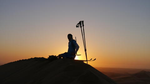 �RKENLIV: I Namibia f�r du vakker utsikt, og bakker b�de for dem med og uten skierfaring fra f�r. Foto: PRIVAT