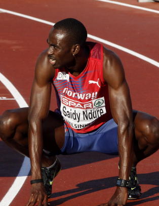 Jays tok sin f�rste internasjonale medalje p� 100 meter