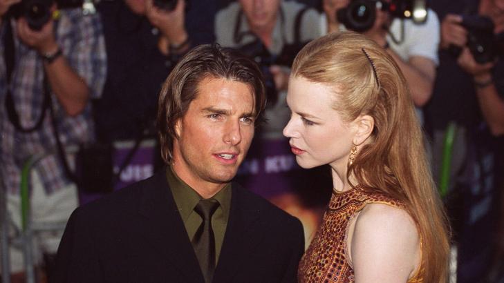  NUMMER TO:  Tom Cruise og hans andre kone Nicole Kidman i London i 1999 under premieren p� Stanley Kubrick-filmen Eyes Wide Shut. ARKIVFOTO: SINEAD LYNCH, AFP/NTB SCANPIX.