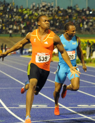 Blake parkerte Bolt p� 100 meter