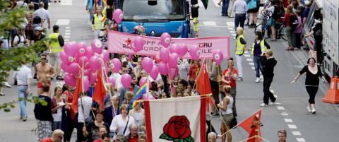 Mann med hijab angrepet i homoparaden i Oslo