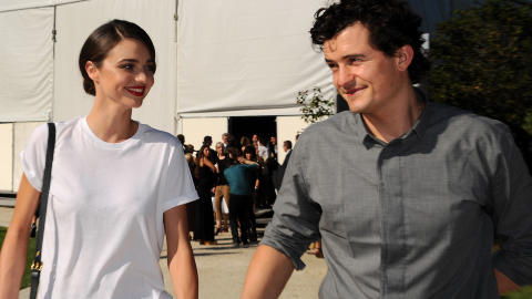 GIFT I TO �R: Miranda Kerr og Orlando Bloom giftet seg 22. juli 2010, etter � ha datet siden 2007. Foto: Stella Pictures
