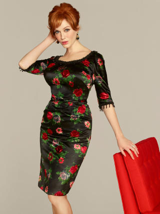  HOT:  Verden fikk �ynene opp for den r�dh�rede skj�nnheten da hun ble introdusert som den sexy sekret�rem Joan Holloway i den prisbel�nnede AMC-serien Mad Men. Foto: Stella Pictures