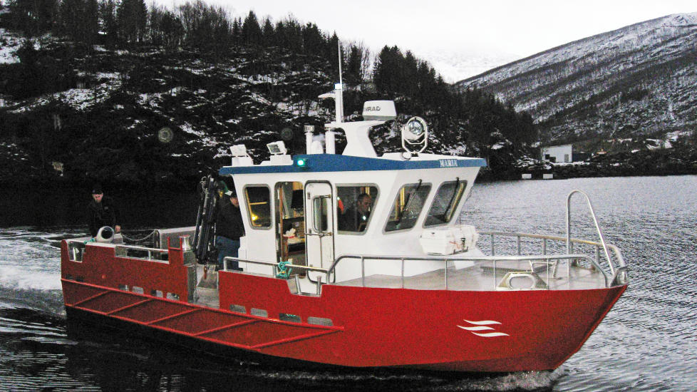  FORTSATT MYSTERIUM:  Arkivbilde av b�ten Maria som tirsdag havarerte i Store Kufjorden ved Alta. Seks av de ombordv�rende greide � ta seg til land - en kvinne (42)  og hennes datter (1) omkom.
Foto: Grovfjord Mek. Verksted/NTB Scanpix.