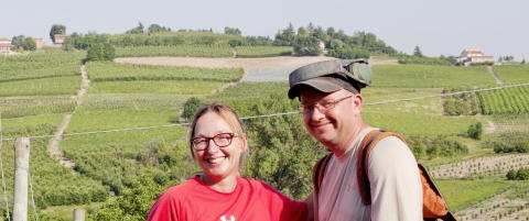 Eli Anne og Frode satset alt de eide og kj�pte ving�rd i Italia