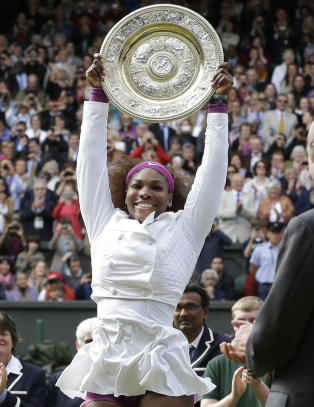 Serena Williams tok sin femte Wimbledon-tittel