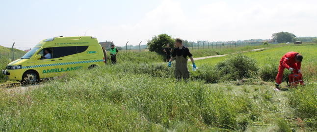 Person livl�s etter fallskjermulykke p� Sola