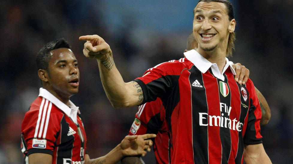 MUNNRAPP: Zlatan Ibrahimvic har det ikke bare i beina - han har det til de grader i kjeften også. Foto: REUTERS/Alessandro Garofalo