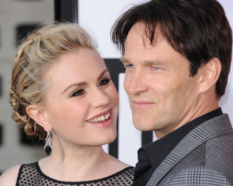  DOBBELT LYKKE:  Paret m�ttes p� settet til �True Blood�, og er i dag lykkelig gift og snart foreldre til tvillinger. Foto: Stella Pictures