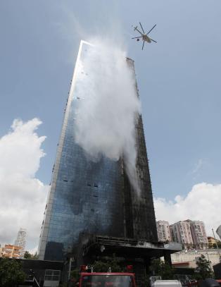 Brann i tyrkisk skyskraper utl�ste storalarm