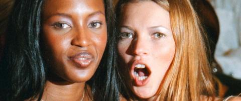 Kate Moss og Naomi Campbell får 10 kroner for modelloppdrag
