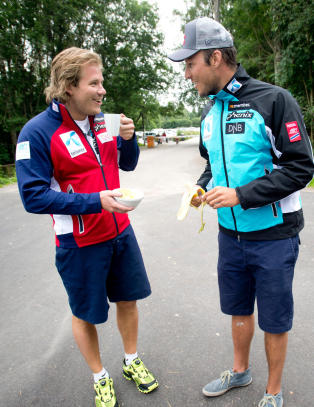 Lund Svindals OL- h�ydepunkt: Jays Ndure vs. Usain Bolt