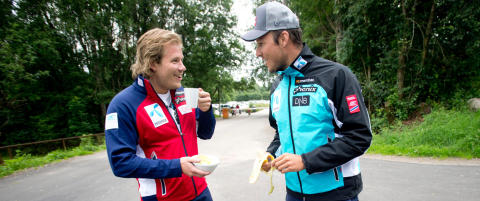 Lund Svindals OL- h�ydepunkt: Jays Ndure vs. Usain Bolt