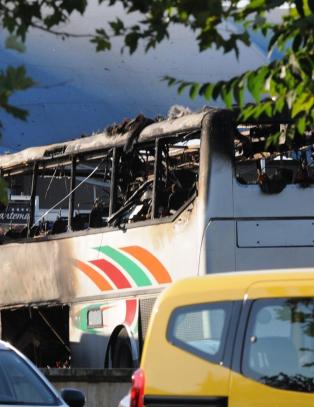 Voldsom busseksplosjon p� flyplass i Bulgaria