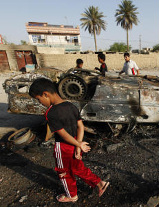 Verste bombe-b�lge p� to �r i Irak