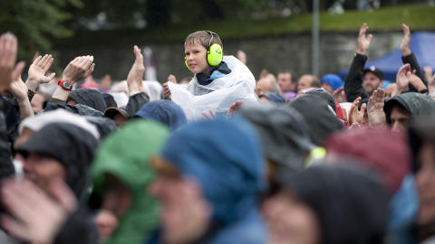 SM�TT OG STORT: P� Bruce Springsteen-konsert p� Koengen i Bergen.
Foto: Tor Erik H. Mathiesen/Dagbladet