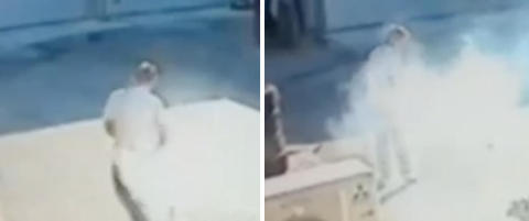 Her tar telefonen fyr i lomma til finske Henri (17)