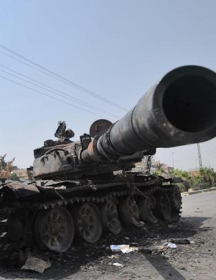 Det rakner milit�rt
for Assad-regimet