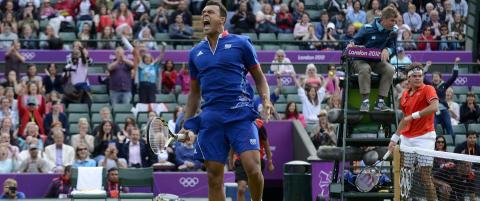 Tsonga seirende ut av tidenes lengste OL-duell