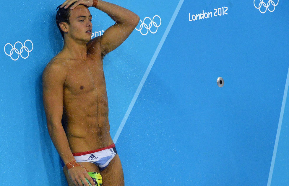 HETSET P� TWITTER:  OL-deltakeren Tom Daley fikk st�tende meldinger fra en 17-�ring. 17-�ringen ble seinere arrestert. Foto: REUTERS/Toby Melville