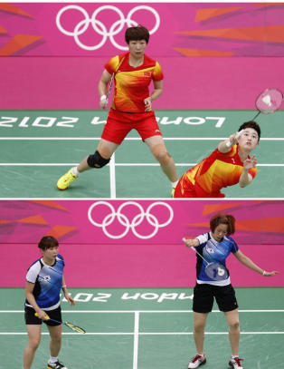 �tte badminton-spillere kastet ut av OL-turnering