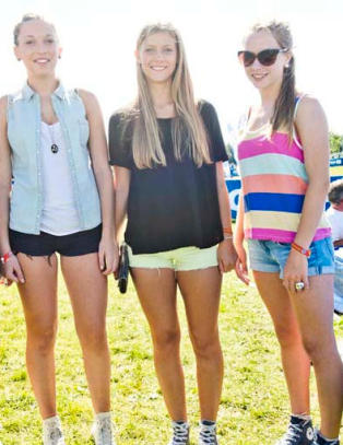 - Kort skj�rt og tight shorts er best