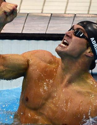 Amerikansk jubelkveld i OL-bassenget