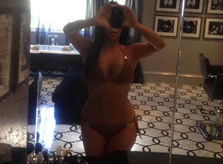 ETTERTRAKTET KROPP: Kim Kardashians former er blitt hennes varemerke, og hun nekter � sulte seg for skj�nnheten. Foto: Stella Pictures