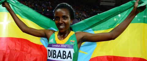 Dibaba forsvarte 10 000-tronen