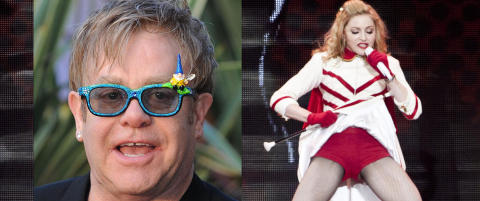 Elton John mener Madonna er en �tivolistripper�