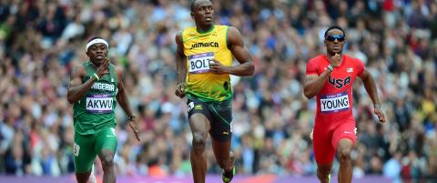 Bolt rakk ikke frokost f�r han cruiset inn til heatseier