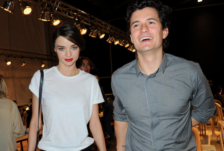 SUPERPAR: Miranda Kerr og Orlando Bloom giftet seg i smug i 2010. Foto: Stella Pictures