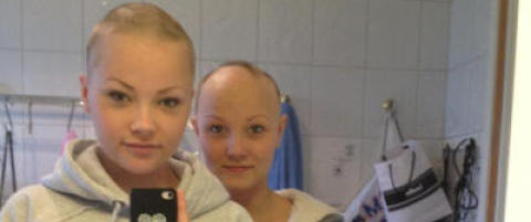 Linda (19) barberte hodet for bestevenninna