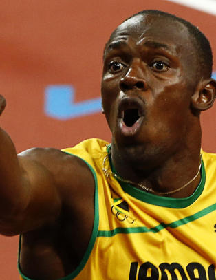 Bolt fyrte l�s mot Carl Lewis