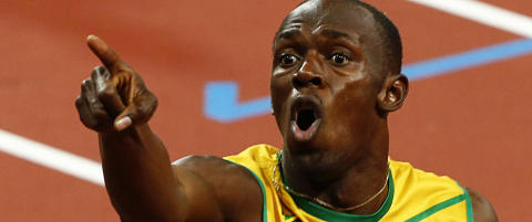 Bolt fyrte l�s mot Carl Lewis